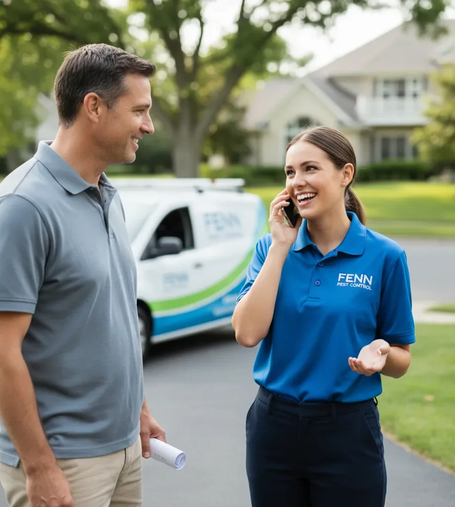 Fenn Pest Control customer support in Hubert